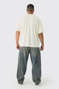 Plus Oversized Fearless Floral Balaclava T-shirt | UK^boohooMAN Discount