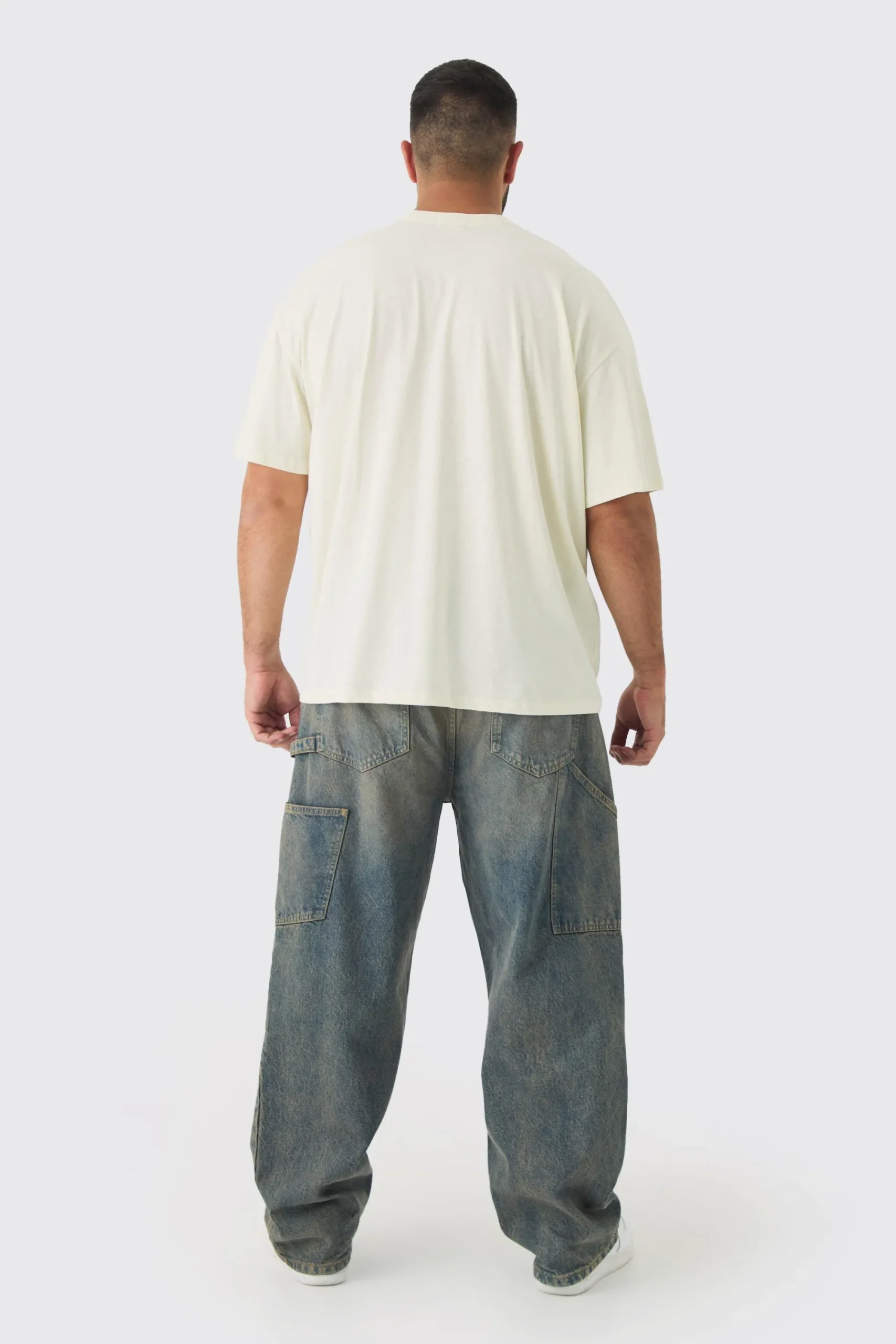 Plus Oversized Fearless Floral Balaclava T-shirt | UK^boohooMAN Discount