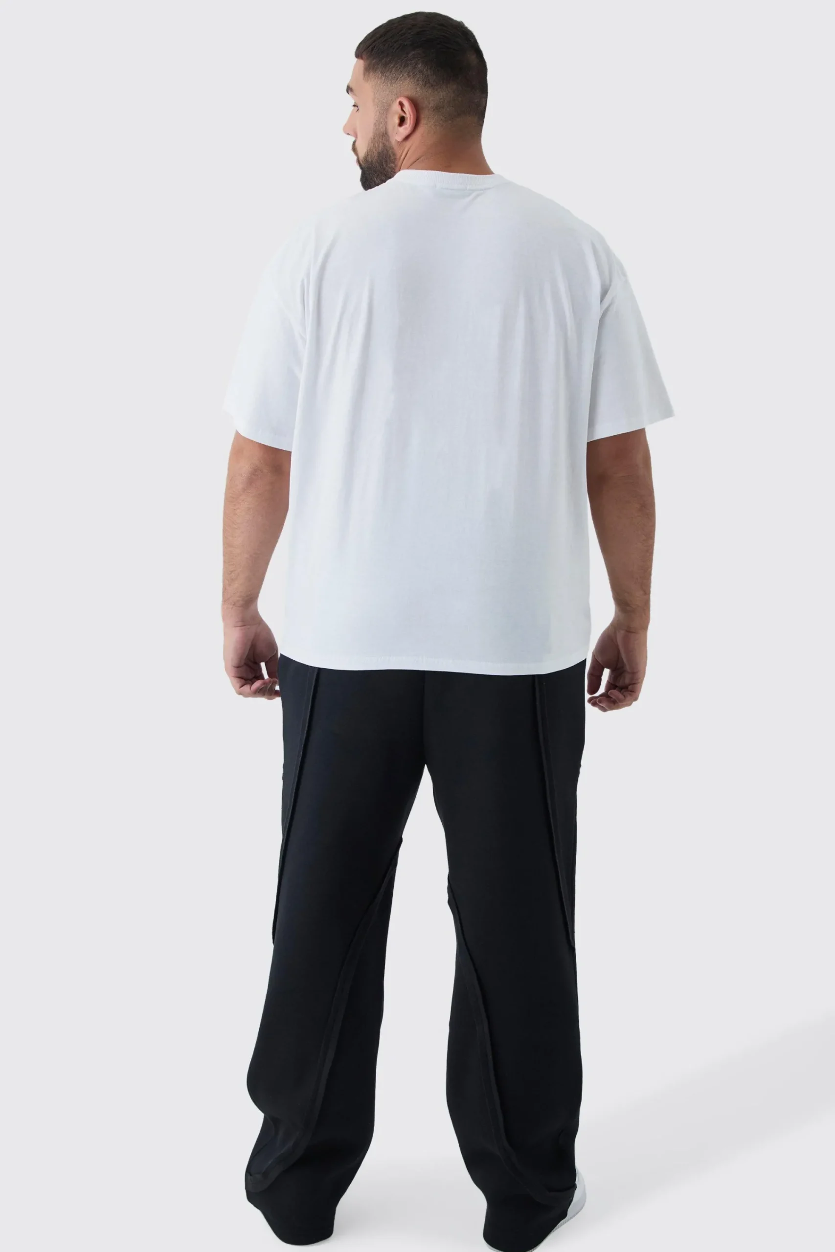 Plus Oversized Fit Exclusive Print T-Shirt | UK^boohooMAN Hot