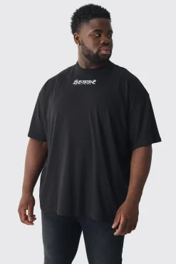 Plus Oversized Homme Graphic T-shirt | UK^boohooMAN Outlet