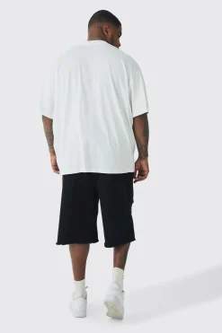 Plus Oversized New York Varsity Print T-shirt | UK^boohooMAN Hot