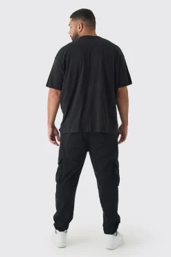 Plus Oversized Ofcl Embroidered T-shirt In | UK^boohooMAN Hot