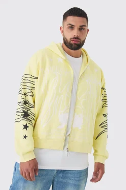 boohooMAN Plus Oversized Official Man Print Hoodie | UK| Hoodies & Sweatshirts