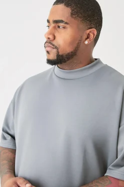 Plus Oversized Scuba T-shirt | UK^boohooMAN New