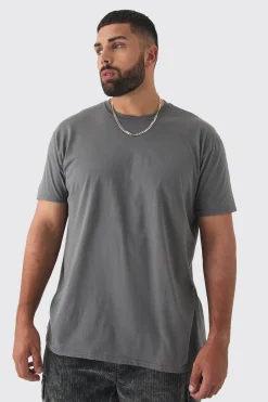 Plus Oversized Stencil Back Print T-shirt | UK^boohooMAN Online