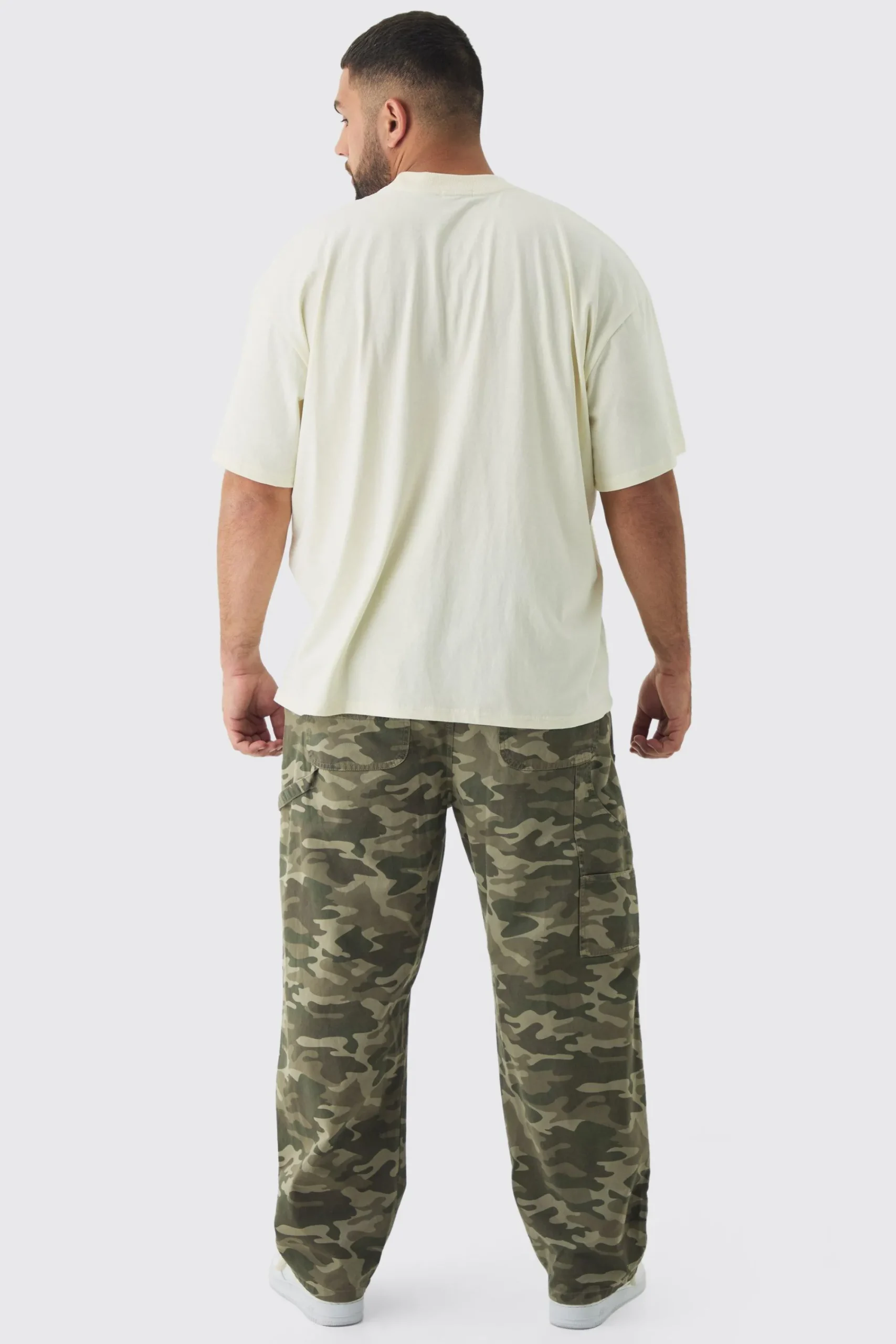 Plus Oversized Teddy Skeleton Graphic Puff Print T-Shirt | UK^boohooMAN New