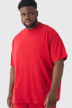 boohooMAN Plus Oversized T-Shirt & Short Set | UK| Tracksuits