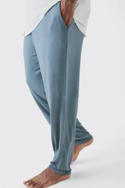 boohooMAN Plus Premium Modal Mix Relaxed Fit Lounge Bottoms | UK| Loungewear