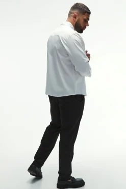 boohooMAN Plus Regular Fit Oxford Shirt In | UK| Shirts