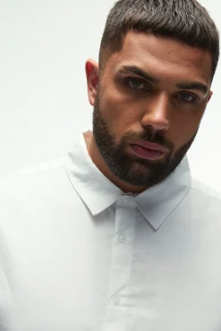 boohooMAN Plus Regular Fit Oxford Shirt In | UK| Shirts