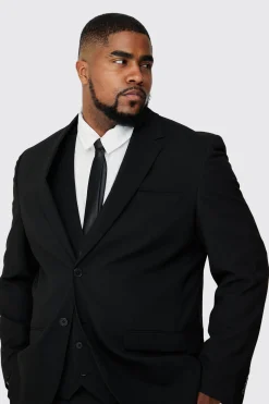 boohooMAN Plus Regular Fit Suit Jacket In | UK| Suits & Tailoring|Sets & Co-Ords