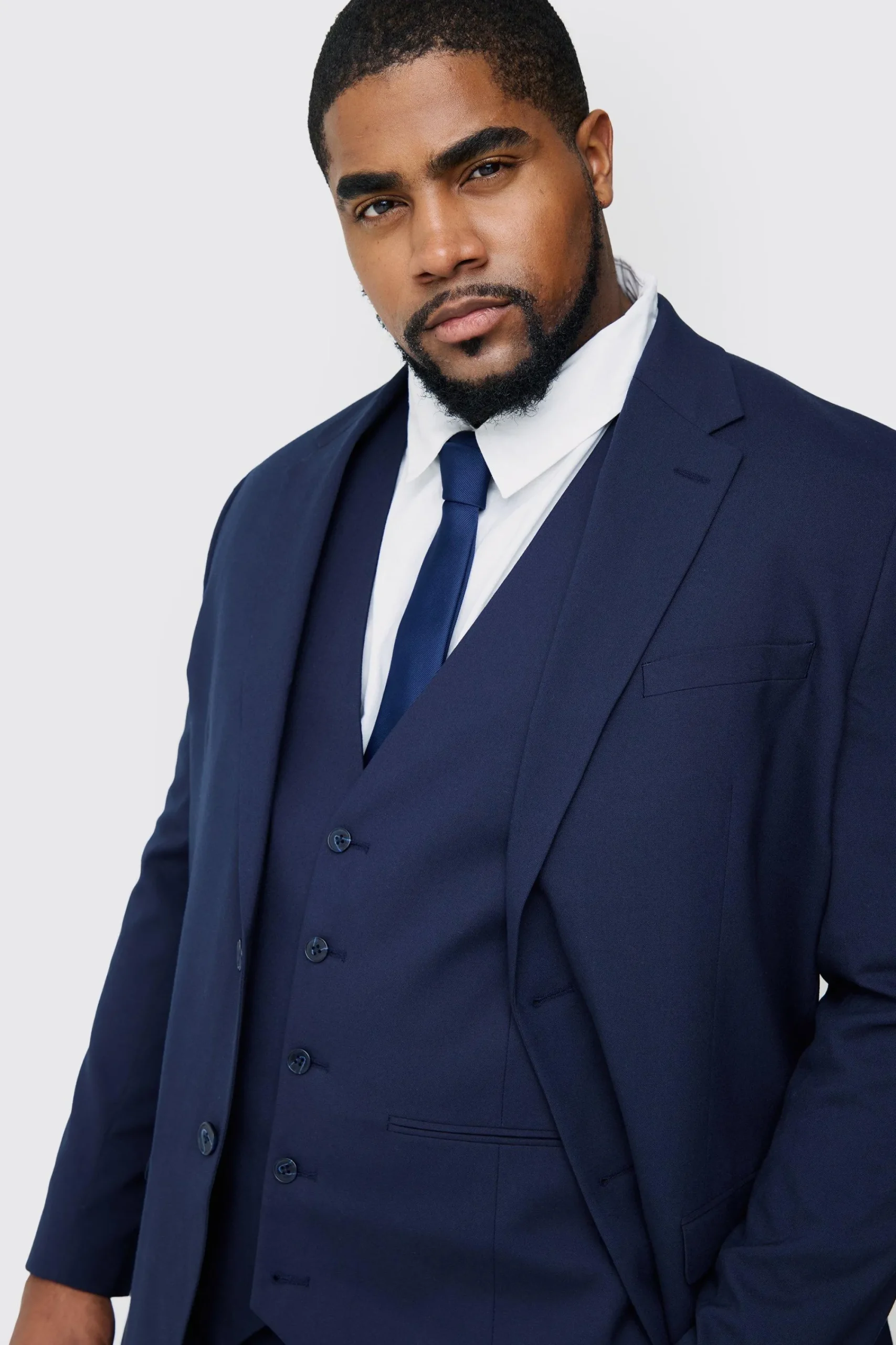 boohooMAN Plus Regular Fit Suit Jacket In | UK| Suits & Tailoring|Sets & Co-Ords