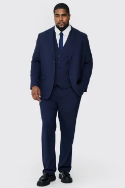 boohooMAN Plus Regular Fit Suit Trouser In | UK| Suits & Tailoring|Sets & Co-Ords