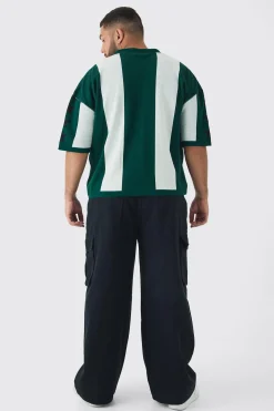 boohooMAN Plus Relaxed Rigid Cargo Jeans | UK| Trousers|Cargos