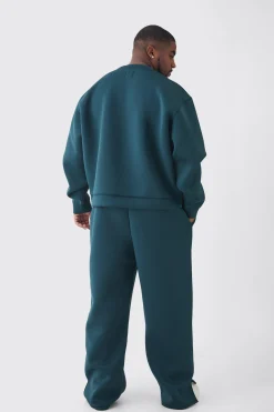 boohooMAN Plus Scuba Oversized Sweat | UK| Hoodies & Sweatshirts