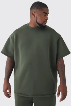 Plus Scuba Oversized T-shirt | UK^boohooMAN Sale