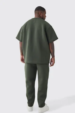 Plus Scuba Oversized T-shirt | UK^boohooMAN Sale