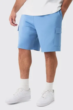 boohooMAN Plus Scuba Relaxed Cargo Shorts | UK| Shorts