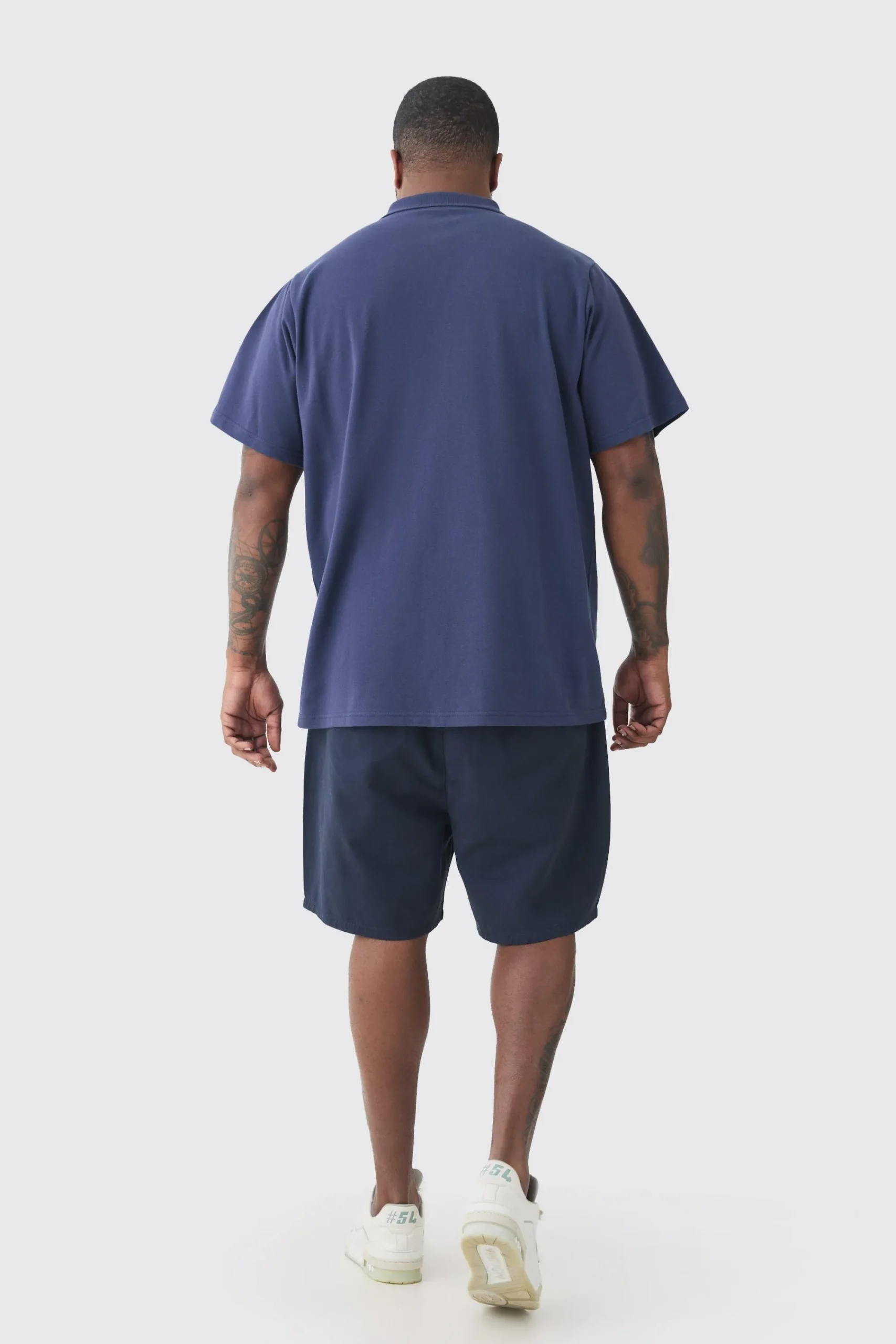 Plus Short Sleeve Pique Polo In | UK^boohooMAN Sale