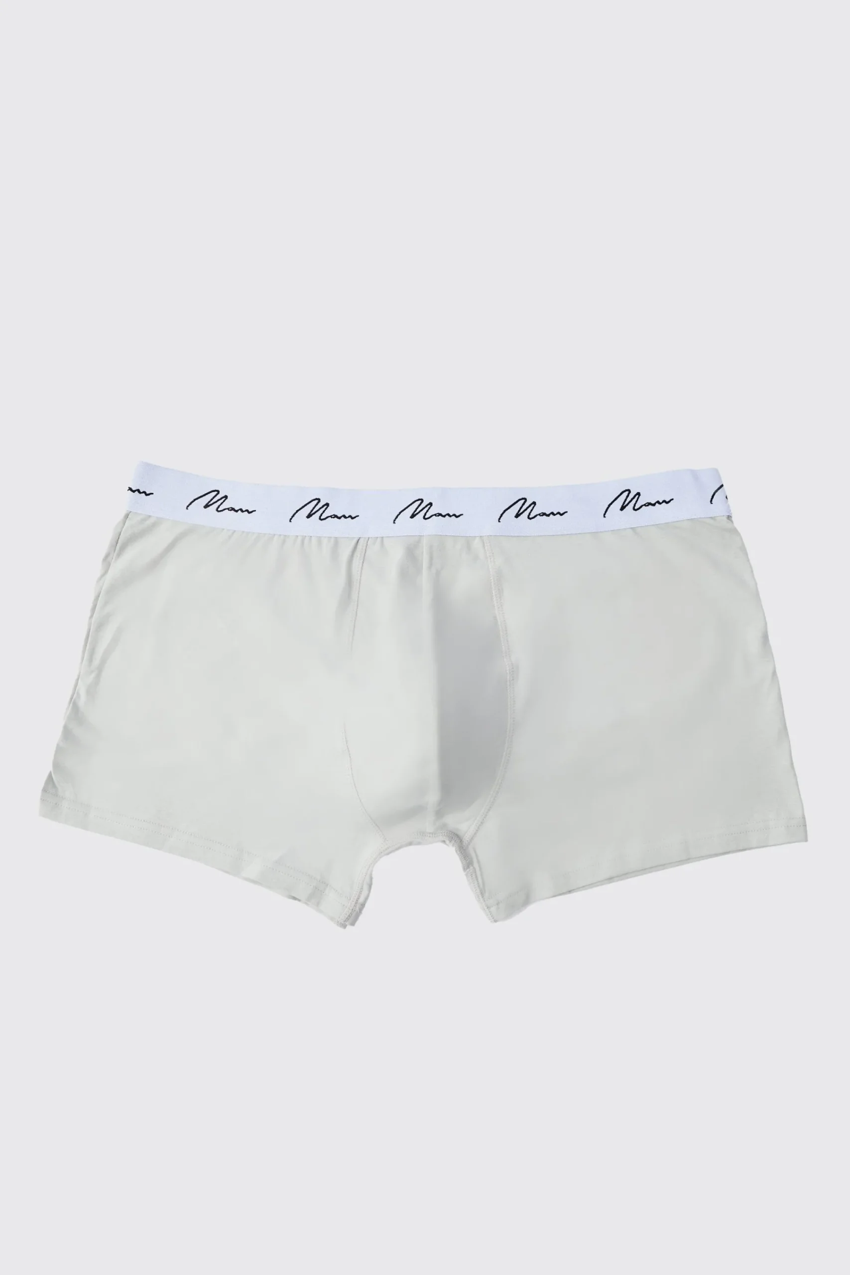 boohooMAN Plus Size 7 Pack Man Script Mixed Boxers | UK| Underwear & Socks|Underwear & Socks