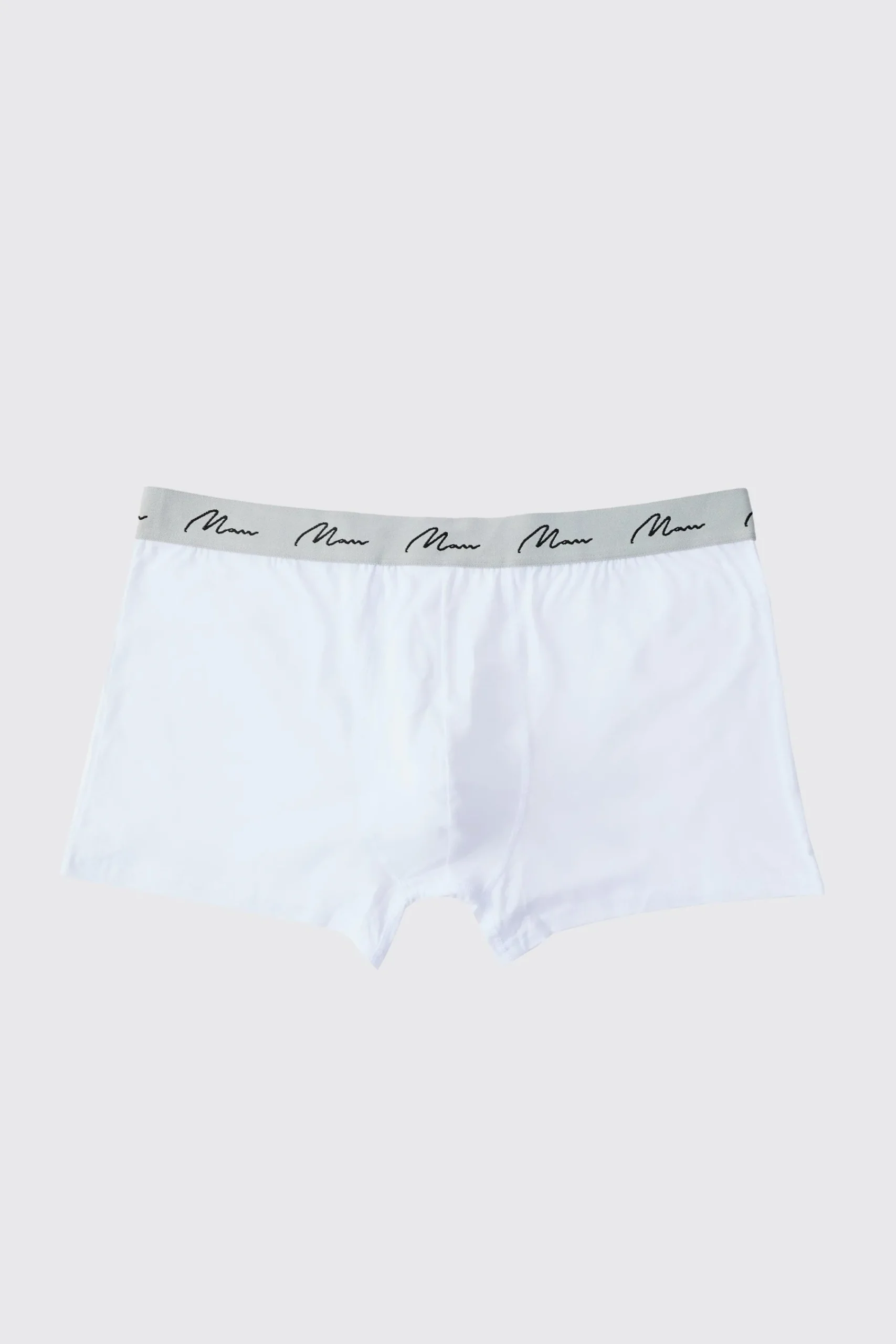 boohooMAN Plus Size 7 Pack Man Script Mixed Boxers | UK| Underwear & Socks|Underwear & Socks