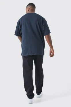 Plus Size Ice Cube Chest Print License T-shirt | UK^boohooMAN Hot