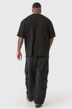 Plus Skeleton Graphic T-shirt In | UK^boohooMAN Clearance