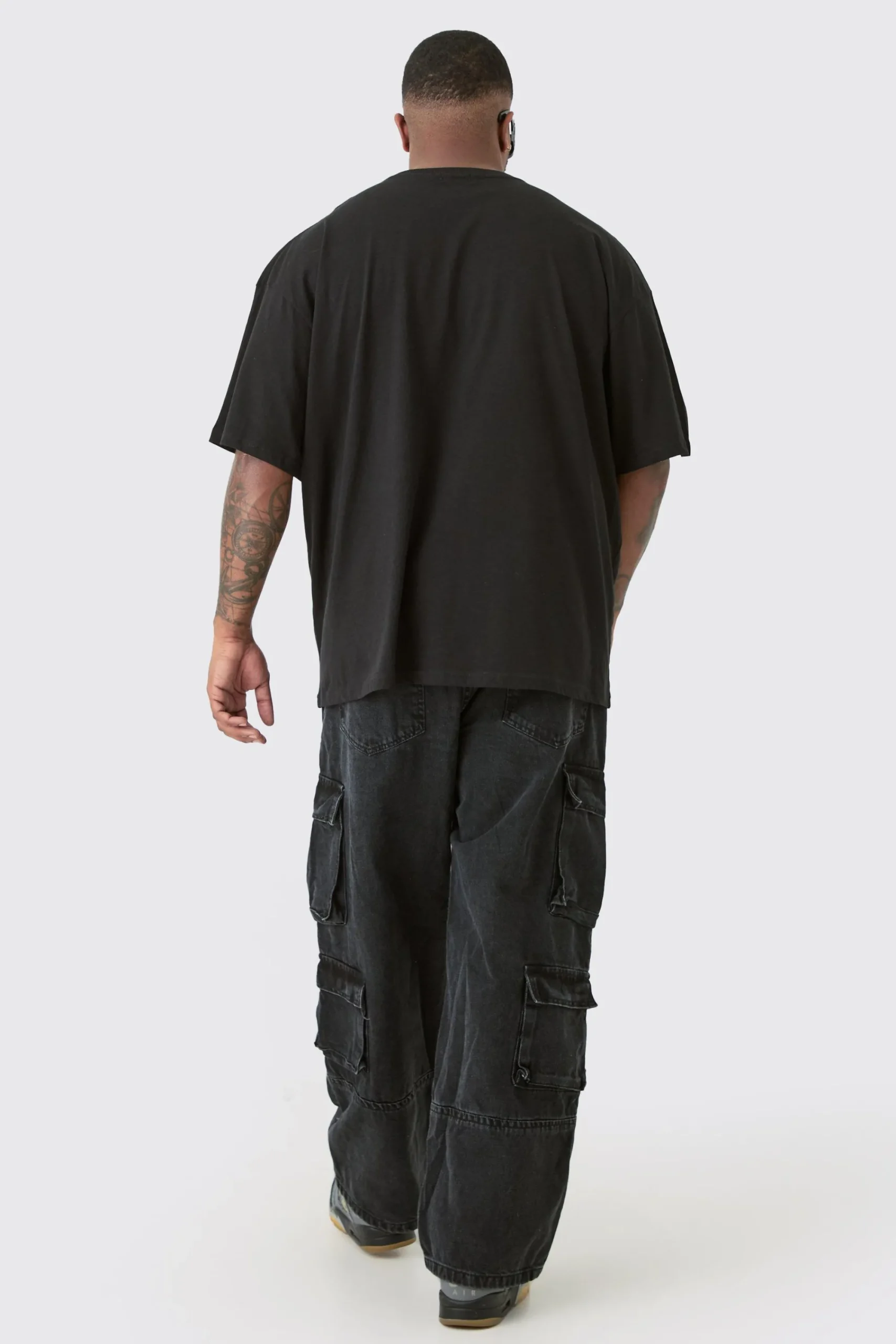 Plus Skeleton Graphic T-shirt In | UK^boohooMAN Clearance