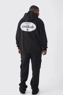 boohooMAN Plus Skinny Fit Extreme Stacked Woven Tab Cargo Jogger | UK| Trousers|Joggers