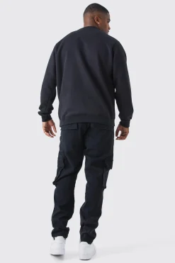 boohooMAN Plus Skinny Stretch Carpenter Cargo Jean | UK| Trousers|Jeans