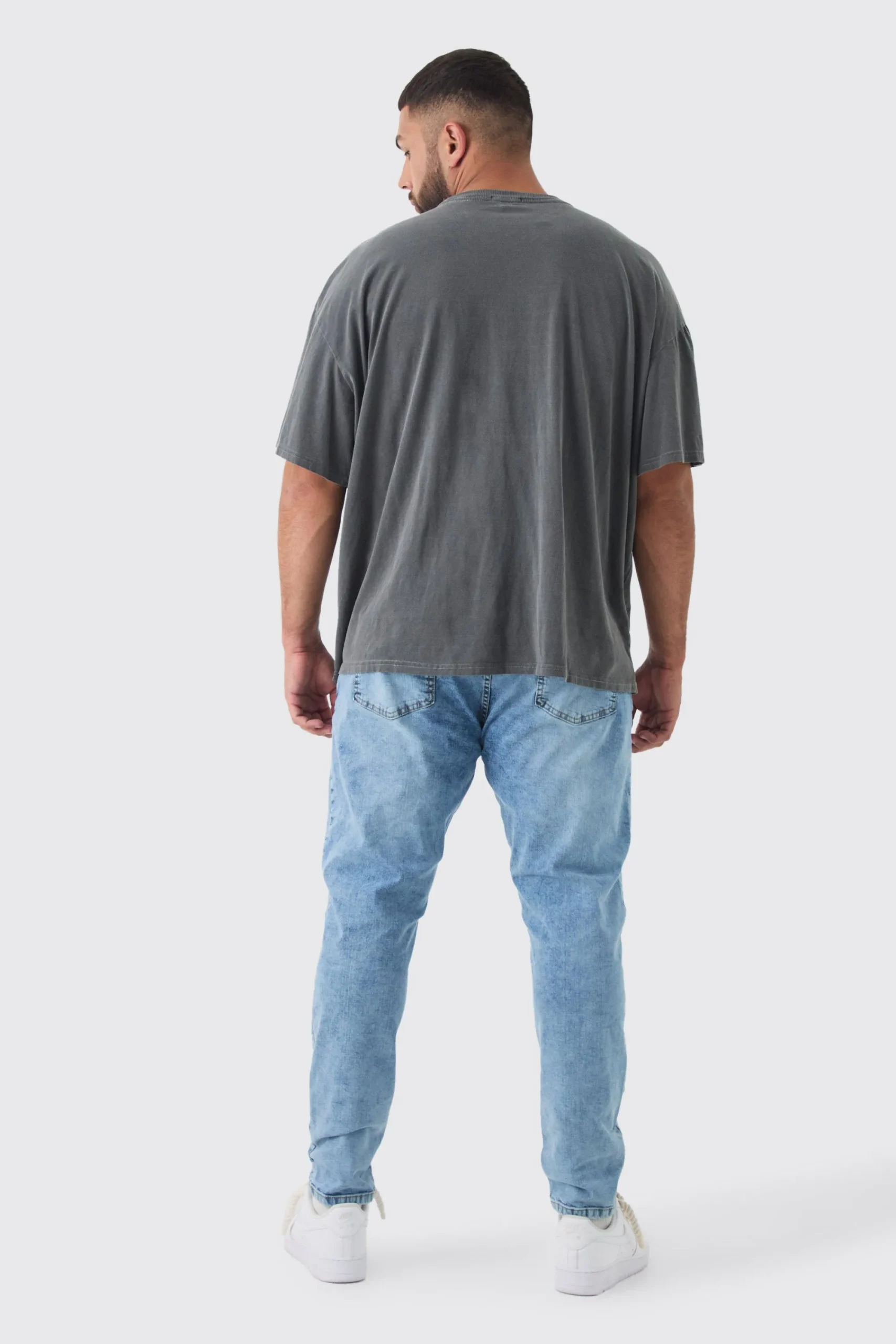 boohooMAN Plus Skinny Stretch Jean | UK| Trousers|Jeans