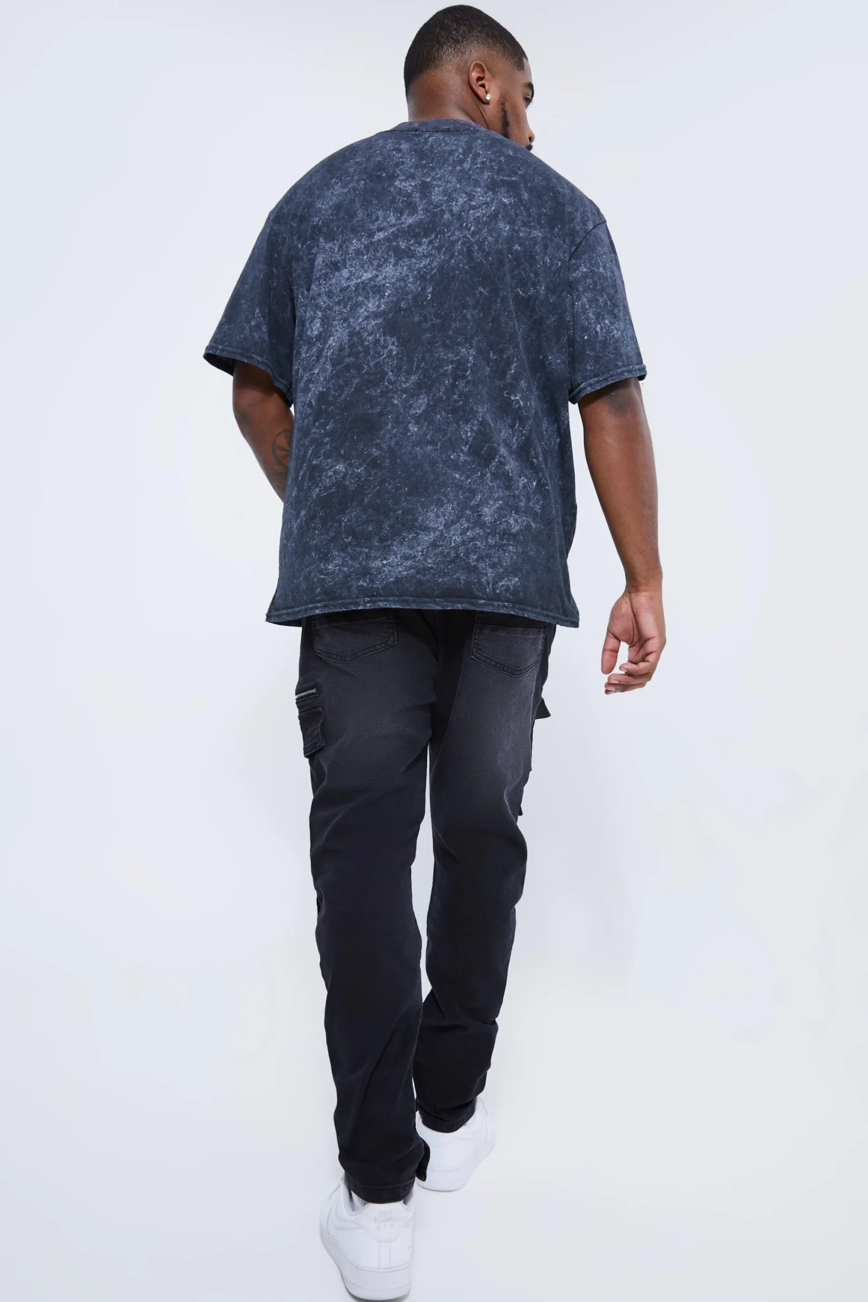 boohooMAN Plus Skinny Stretch Multi Pocket Cargo Jeans | UK| Trousers|Cargos