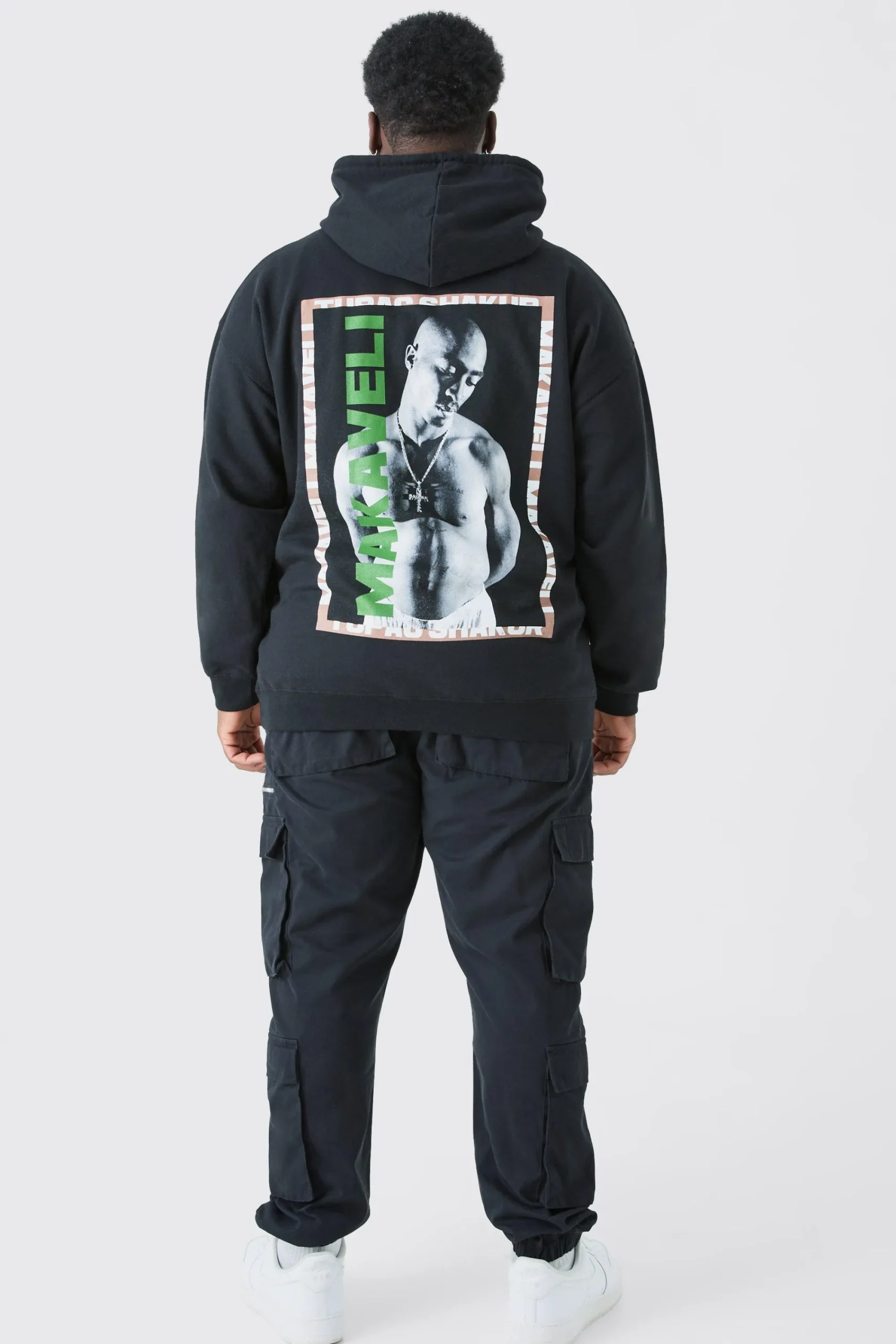 boohooMAN Plus Slim Fit Cuffed Cargo Trousers | UK| Trousers|Cargos