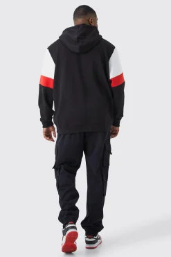 boohooMAN Plus Slim Fit Cuffed Multi Cargo Pocket Trousers | UK| Trousers|Cargos