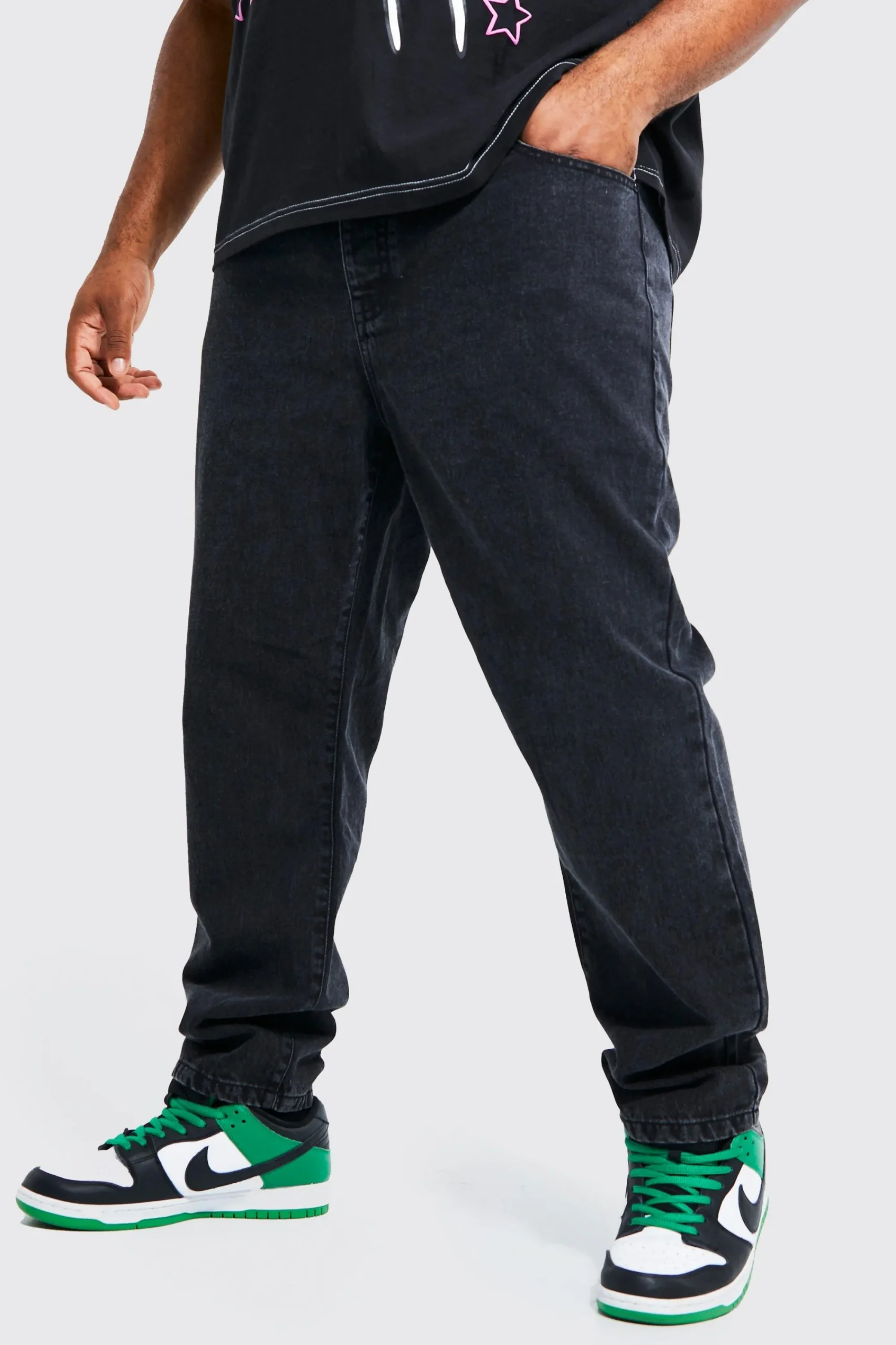 boohooMAN Plus Slim Fit Rigid Denim Jean | UK| Trousers|Jeans