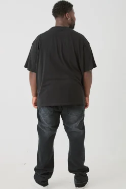 boohooMAN Plus Slim Rigid Flare Cross Applique Jean | UK| Trousers|Jeans