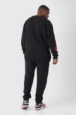 boohooMAN Plus Snake Official Sweat Tracksuit | UK| Tracksuits