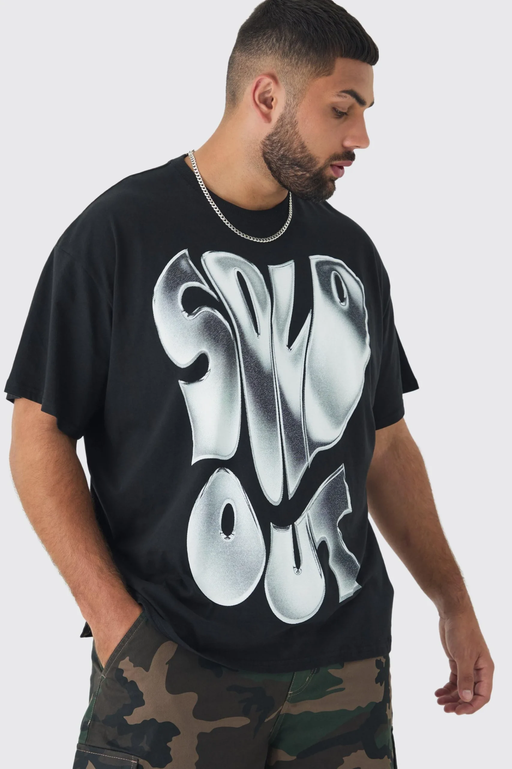 Plus Sold Out Oversized T-shirt In | UK^boohooMAN Sale