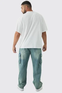 Plus Spiderweb Balaclava Graphic T-Shirt | UK^boohooMAN Hot