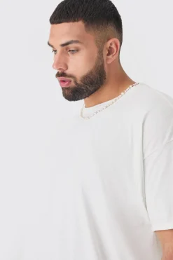 Plus Sriracha Hot Chilli Sauce License Back Print T-shirt In | UK^boohooMAN Sale