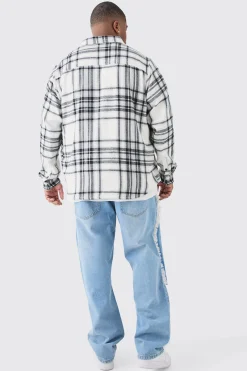 boohooMAN Plus Straight Fit Frayed Hem Jean | UK| Jeans