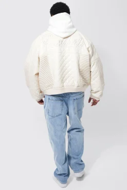 boohooMAN Plus Straight Leg Dove Applique Jean | UK| Trousers|Jeans