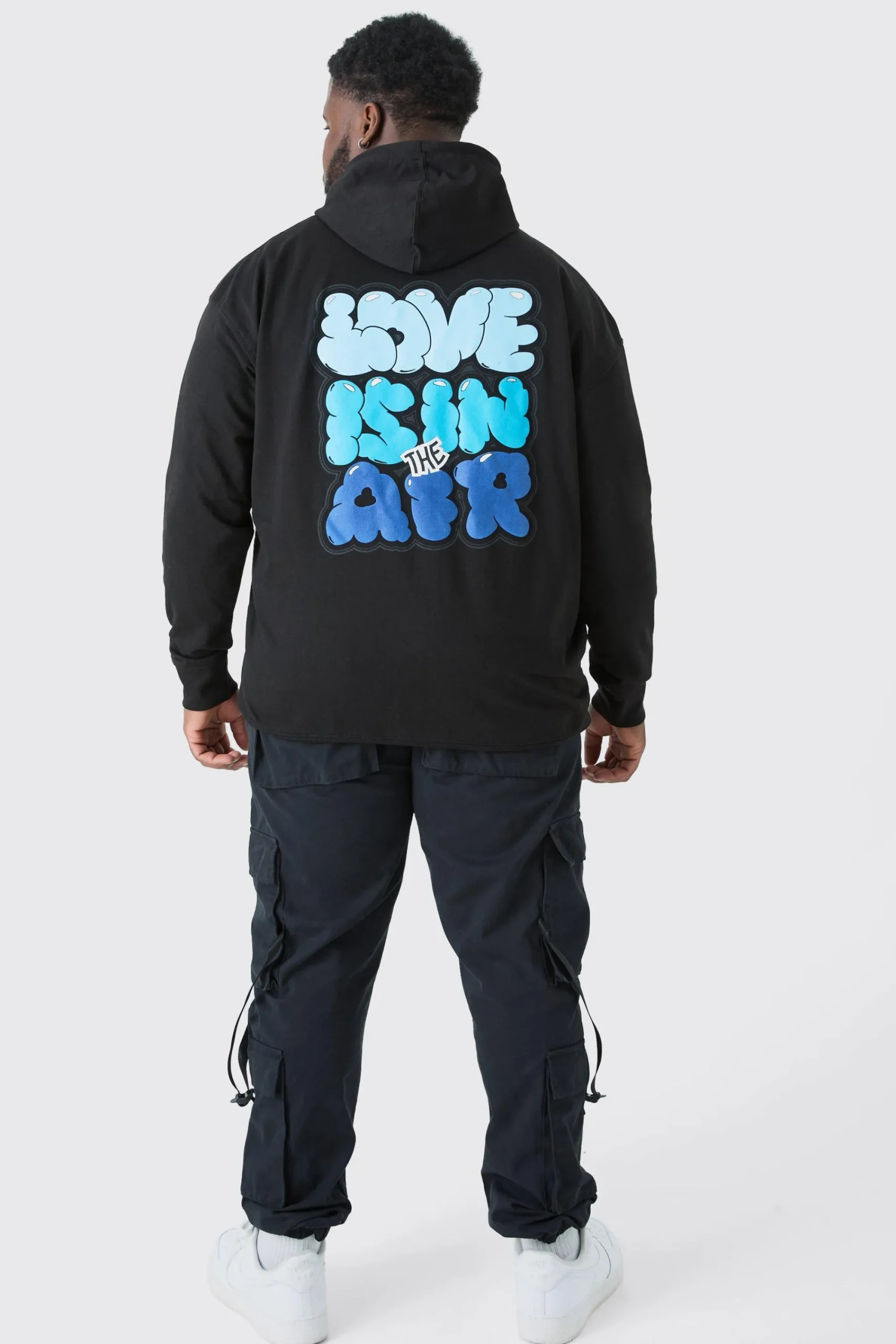 boohooMAN Plus Strap Detail Cuffed Cargo Trousers | UK| Trousers|Cargos