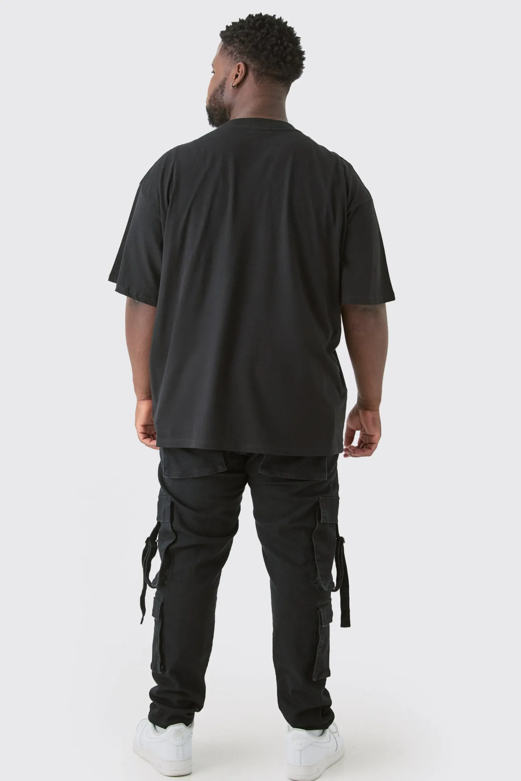boohooMAN Plus Stretch Skinny Cargo Pocket Detail Jean In | UK| Trousers|Jeans