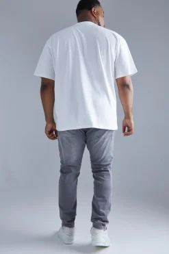 boohooMAN Plus Stretch Skinny Fit Biker Jean | UK| Jeans