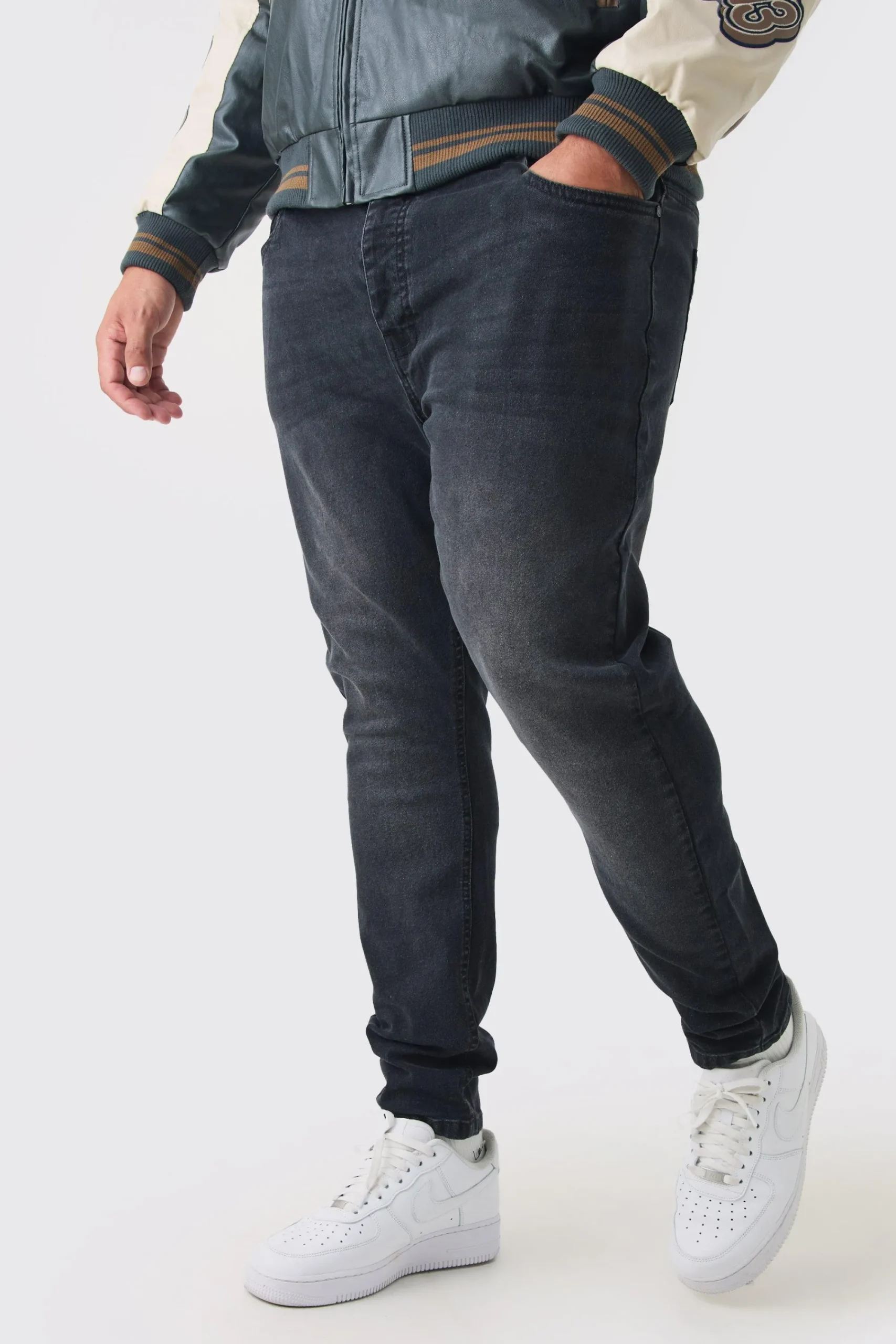 boohooMAN Plus Stretch Skinny Fit Jean | UK| Trousers|Jeans