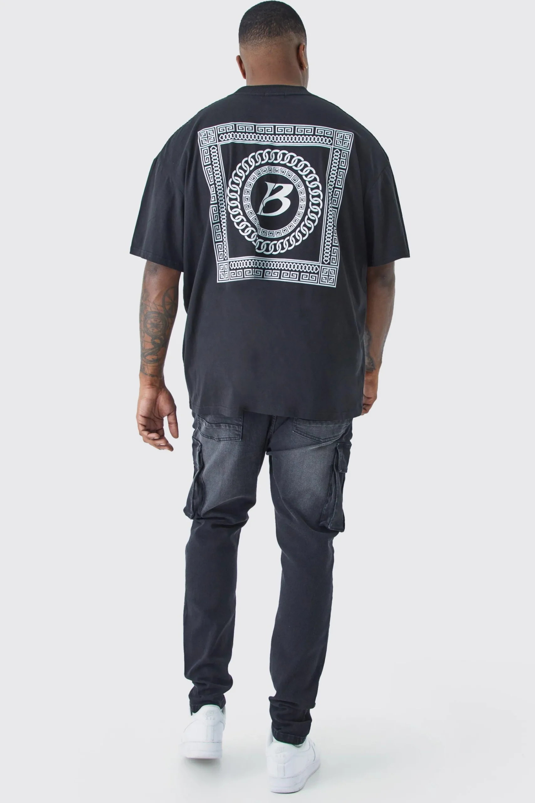 boohooMAN Plus Super Skinny Cargo Jeans | UK| Trousers|Jeans