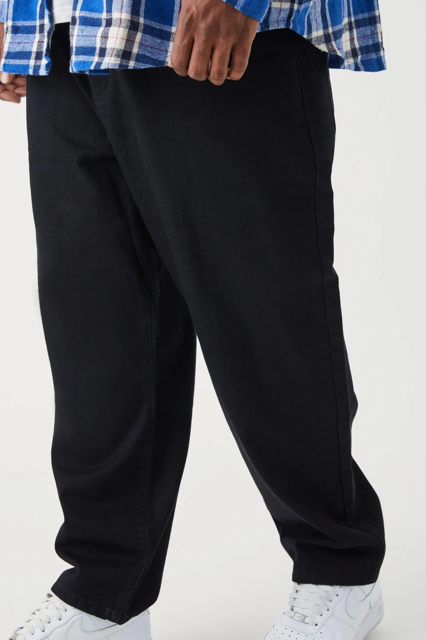 boohooMAN Plus Tapered Rigid Jean | UK| Trousers|Jeans