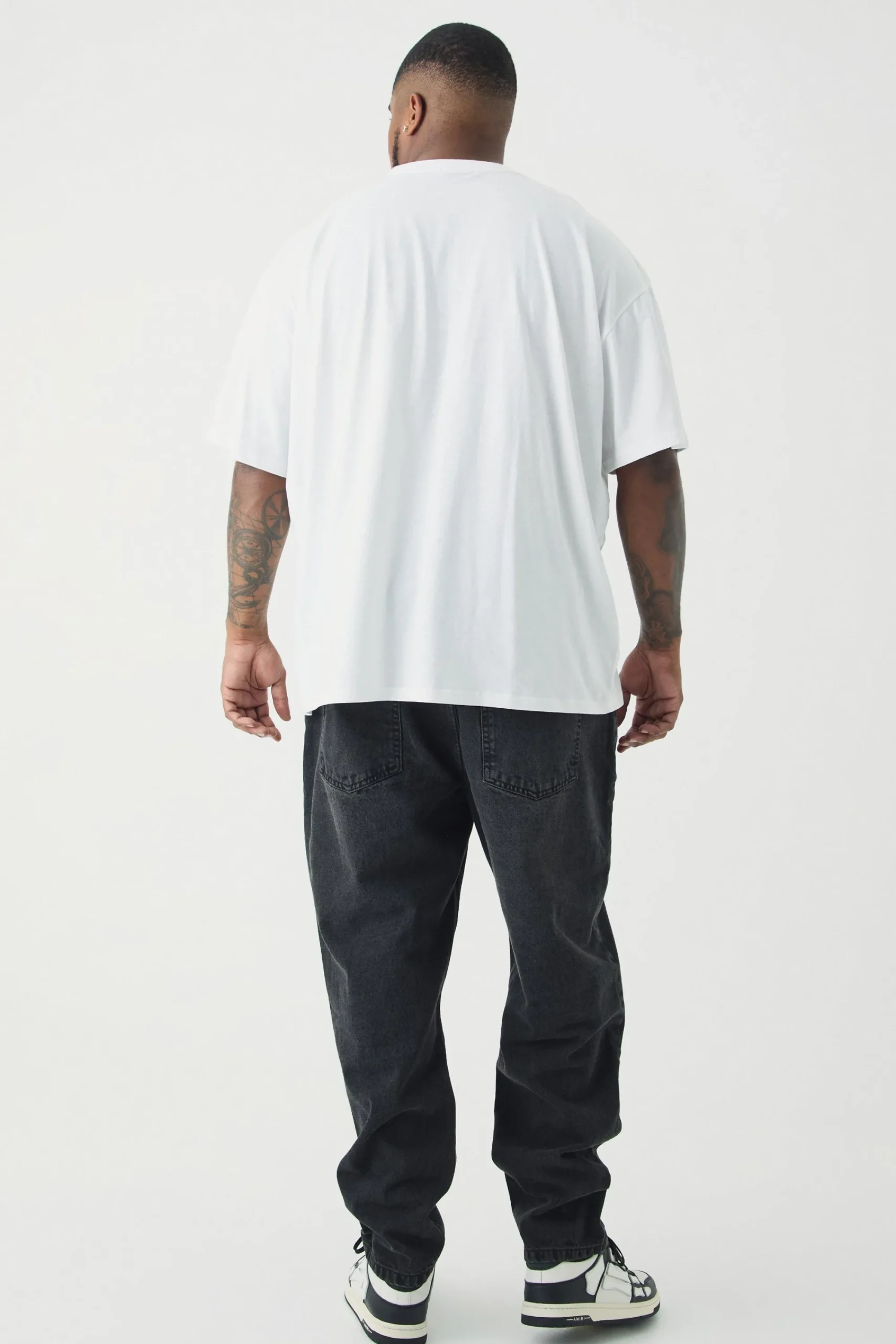 boohooMAN Plus Tapered Rigid Jean | UK| Trousers|Jeans