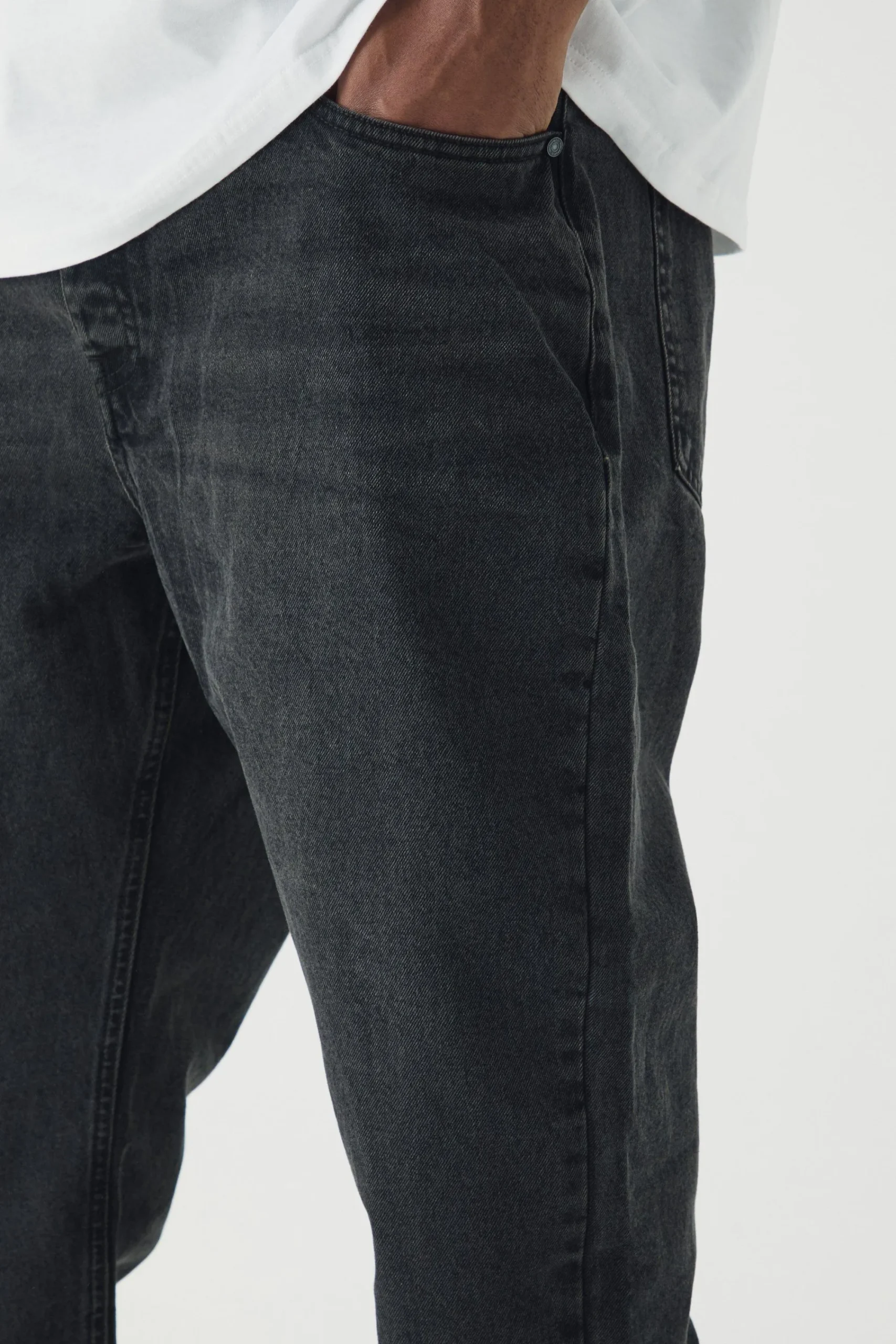 boohooMAN Plus Tapered Rigid Jean | UK| Trousers|Jeans